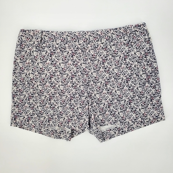 J.Crew Factory Women's Floral Casual Stretch Shorts - Picture 1 of 6